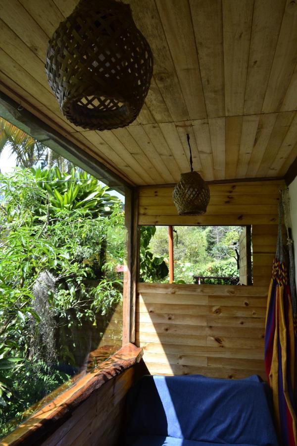 Habitacion Las Bromelias, Pijao, Finca Flora Del Rio Экстерьер фото